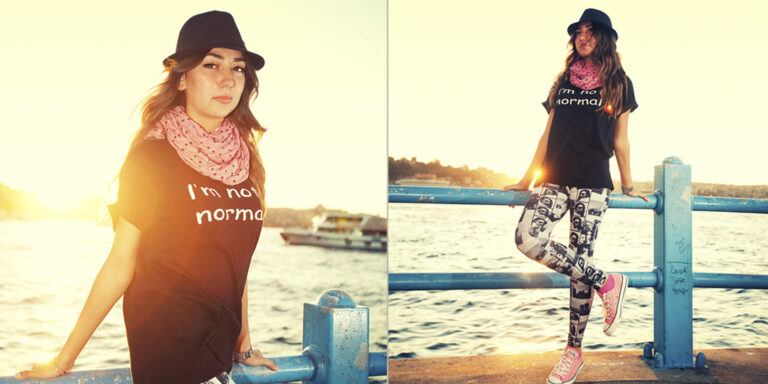 Dış çekim aksesuarların kullanımı Moda fotoğrafçılığı styling