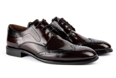 Ayakkabı fotograf cekimi erkek kahverengi rugan klasik rugan