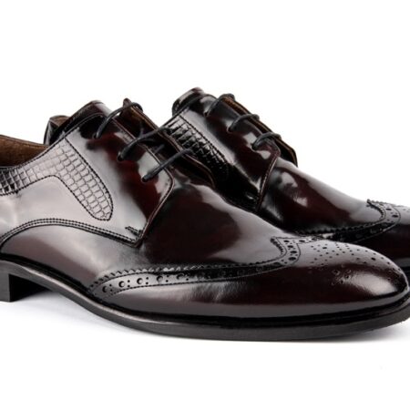 Ayakkabı fotograf cekimi erkek kahverengi rugan klasik rugan