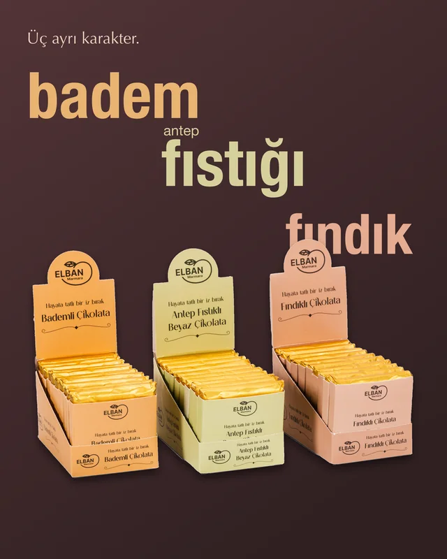 Üç ayrı karakter.